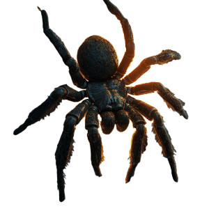 Giant Cyber Tarantula Vinyl Car Decal Sticker – Waterproof & UV-Resistant 8"