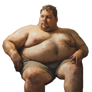 Fat Guy Vinyl Car Decal Sticker – Waterproof & UV-Resistant 8" Fat Guy Vinyl Car Decal Sticker – Waterproof & UV-Resistant 8"
