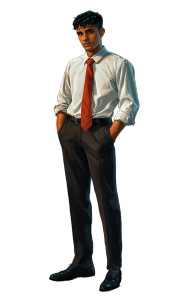 Puerto Rican Office Man Vinyl Car Decal Sticker – Waterproof & UV-Resistant 8"