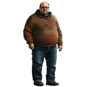 Cyberpunk Geeky Guy Vinyl Car Decal Sticker – Waterproof & UV-Resistant 8"