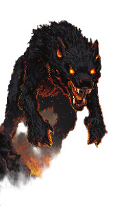 Inferno Cerberus Vinyl Car Decal Sticker – Waterproof & UV-Resistant 8"