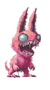 Pixel Creature Vinyl Car Decal Sticker – Waterproof & UV-Resistant 8"