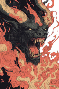 Demon Illustration Vinyl Car Decal Sticker – Waterproof & UV-Resistant 8" Demon Illustration Vinyl Car Decal Sticker – Waterproof & UV-Resistant 8"