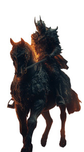 Dark Fantasy Warhorse Vinyl Car Decal Sticker – Waterproof & UV-Resistant 8"