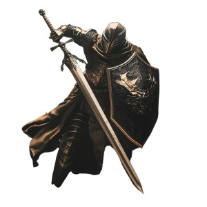 Knight Fighting Evil Vinyl Car Decal Sticker – Waterproof & UV-Resistant 8"