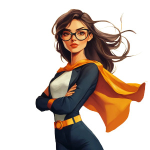 Super Hero Assistant Vinyl Car Decal Sticker – Waterproof & UV-Resistant 8"