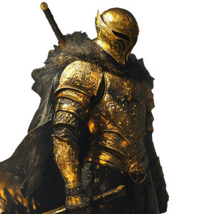 Golden Warrior V6 Vinyl Car Decal Sticker – Waterproof & UV-Resistant 8"