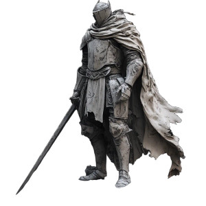 Stone Knight Vinyl Car Decal Sticker – Waterproof & UV-Resistant 8"