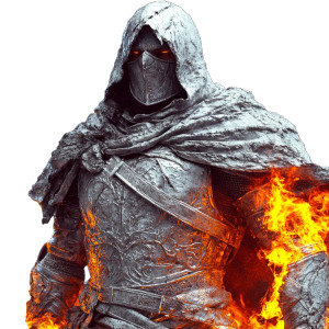 Elden Ring Knight V2 Vinyl Car Decal Sticker – Waterproof & UV-Resistant 8"