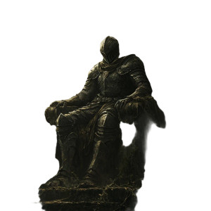 Dark Throne Knight Vinyl Car Decal Sticker – Waterproof & UV-Resistant 8"