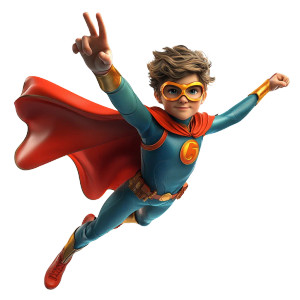 Young Superhero Flying Vinyl Car Decal Sticker – Waterproof & UV-Resistant 8" Young Superhero Flying Vinyl Car Decal Sticker – Waterproof & UV-Resistant 8"