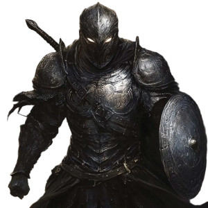 Silver Knight V2 Vinyl Car Decal Sticker – Waterproof & UV-Resistant 8"