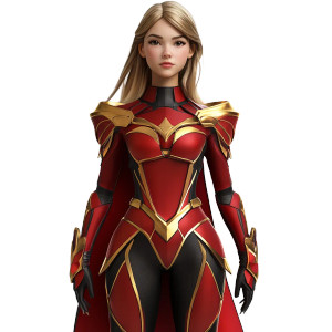 Modern Red Knight Vinyl Car Decal Sticker – Waterproof & UV-Resistant 8"