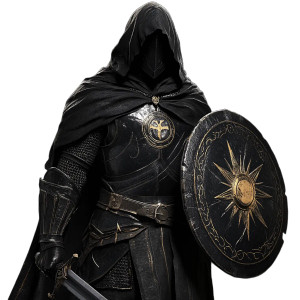 Dark Armor Knight Vinyl Car Decal Sticker – Waterproof & UV-Resistant 8"