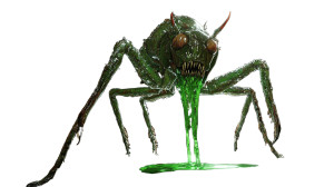 Gigantic Mantis Attack Vinyl Car Decal Sticker – Waterproof & UV-Resistant 8"