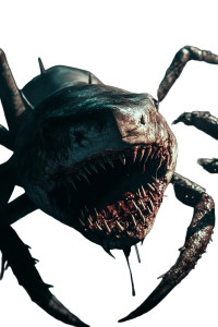 Shark-Spider Hybrid Vinyl Car Decal Sticker – Waterproof & UV-Resistant 8"