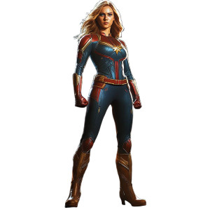 Power Pose Heroine Vinyl Car Decal Sticker – Waterproof & UV-Resistant 8"