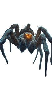 Tiny Explorer On Spider Vinyl Car Decal Sticker – Waterproof & UV-Resistant 8"