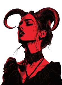 Gothic Punk Woman Vinyl Car Decal Sticker – Waterproof & UV-Resistant 8" Gothic Punk Woman Vinyl Car Decal Sticker – Waterproof & UV-Resistant 8"
