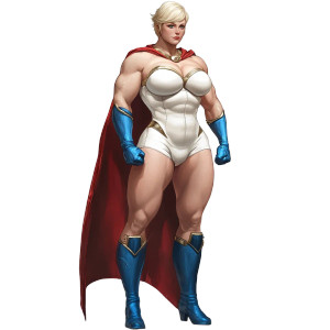 Blonde Female Superhero V2 Vinyl Car Decal Sticker – Waterproof & UV-Resistant 8" Blonde Female Superhero V2 Vinyl Car Decal Sticker – Waterproof & UV-Resistant 8"