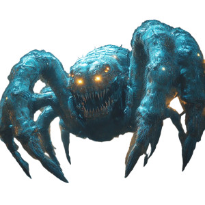 Futuristic Tarantula Chase Vinyl Car Decal Sticker – Waterproof & UV-Resistant 8"