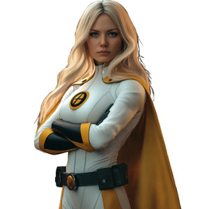 Blonde Superhero Vinyl Car Decal Sticker – Waterproof & UV-Resistant 8" Blonde Superhero Vinyl Car Decal Sticker – Waterproof & UV-Resistant 8"
