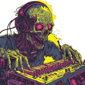 Draugr Dj Vinyl Car Decal Sticker – Waterproof & UV-Resistant 8" Draugr Dj Vinyl Car Decal Sticker – Waterproof & UV-Resistant 8"