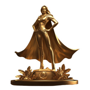 Golden Confidence Statue Vinyl Car Decal Sticker – Waterproof & UV-Resistant 8" Golden Confidence Statue Vinyl Car Decal Sticker – Waterproof & UV-Resistant 8"