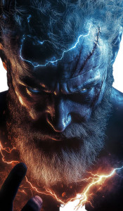 Ancient Thor Portrait V2 Vinyl Car Decal Sticker – Waterproof & UV-Resistant 8"