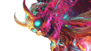 Cyber God Feast Vinyl Car Decal Sticker – Waterproof & UV-Resistant 8"