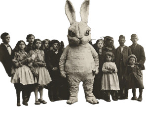 Vintage Easter Monster Vinyl Car Decal Sticker – Waterproof & UV-Resistant 8"