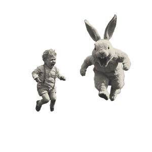 Easter Bunny Chase Vinyl Car Decal Sticker – Waterproof & UV-Resistant 8" Easter Bunny Chase Vinyl Car Decal Sticker – Waterproof & UV-Resistant 8"