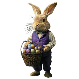 Easter Bunny V2 Vinyl Car Decal Sticker – Waterproof & UV-Resistant 8" Easter Bunny V2 Vinyl Car Decal Sticker – Waterproof & UV-Resistant 8"