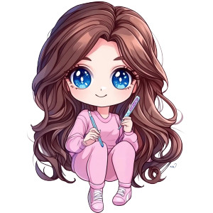 Kawaii Chibi Girl V2 Vinyl Car Decal Sticker – Waterproof & UV-Resistant 8" Kawaii Chibi Girl V2 Vinyl Car Decal Sticker – Waterproof & UV-Resistant 8"