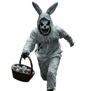 Sinister Easter Bunny V2 Vinyl Car Decal Sticker – Waterproof & UV-Resistant 8"