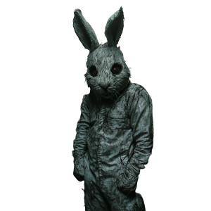 Sinister Rabbit Distress Vinyl Car Decal Sticker – Waterproof & UV-Resistant 8"