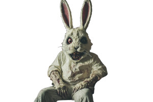 Scary Easter Bunny V2 Vinyl Car Decal Sticker – Waterproof & UV-Resistant 8" Scary Easter Bunny V2 Vinyl Car Decal Sticker – Waterproof & UV-Resistant 8"