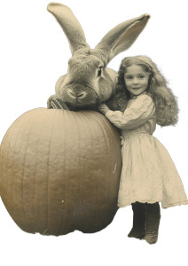 Girl With Pumpkin Rabbit Vinyl Car Decal Sticker – Waterproof & UV-Resistant 8" Girl With Pumpkin Rabbit Vinyl Car Decal Sticker – Waterproof & UV-Resistant 8"