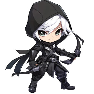 Maplestory Bowman Vinyl Car Decal Sticker – Waterproof & UV-Resistant 8"