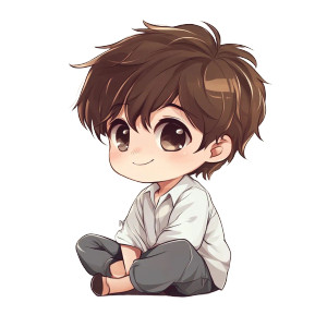 Chibi Boy Vinyl Car Decal Sticker – Waterproof & UV-Resistant 8" Chibi Boy Vinyl Car Decal Sticker – Waterproof & UV-Resistant 8"