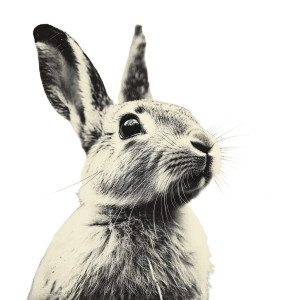Rabbit Vinyl Car Decal Sticker – Waterproof & UV-Resistant 8" Rabbit Vinyl Car Decal Sticker – Waterproof & UV-Resistant 8"