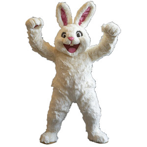 Easter Bunny Mascot Vinyl Car Decal Sticker – Waterproof & UV-Resistant 8"