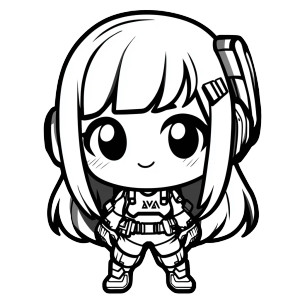 Dva Chibi Sticker Vinyl Car Decal Sticker – Waterproof & UV-Resistant 8" Dva Chibi Sticker Vinyl Car Decal Sticker – Waterproof & UV-Resistant 8"