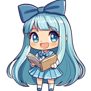 Cheerful Chibi Student Vinyl Car Decal Sticker – Waterproof & UV-Resistant 8" Cheerful Chibi Student Vinyl Car Decal Sticker – Waterproof & UV-Resistant 8"