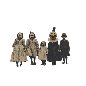 Creepy Trick Kids Vinyl Car Decal Sticker – Waterproof & UV-Resistant 8"