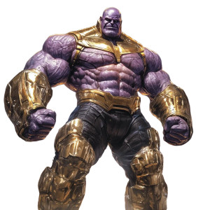 Cosmic Bodybuilder Thanos Vinyl Car Decal Sticker – Waterproof & UV-Resistant 8" Cosmic Bodybuilder Thanos Vinyl Car Decal Sticker – Waterproof & UV-Resistant 8"