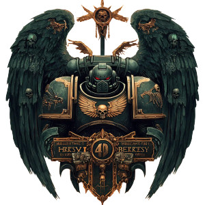 Horus Heresy Logo Vinyl Car Decal Sticker – Waterproof & UV-Resistant 8"