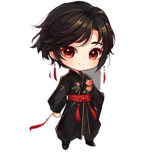 Chibi Chinese Suit Vinyl Car Decal Sticker – Waterproof & UV-Resistant 8" Chibi Chinese Suit Vinyl Car Decal Sticker – Waterproof & UV-Resistant 8"