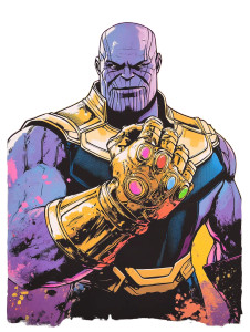 Thanos With Gauntlet Vinyl Car Decal Sticker – Waterproof & UV-Resistant 8" Thanos With Gauntlet Vinyl Car Decal Sticker – Waterproof & UV-Resistant 8"