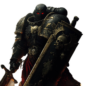 Space Marine Bulwark Vinyl Car Decal Sticker – Waterproof & UV-Resistant 8"